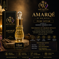 MW ROYAL AMARQÉ Pure Attar 12ml | Premium Arabian Perfume Oil | Alcohol Free | Long Lasting